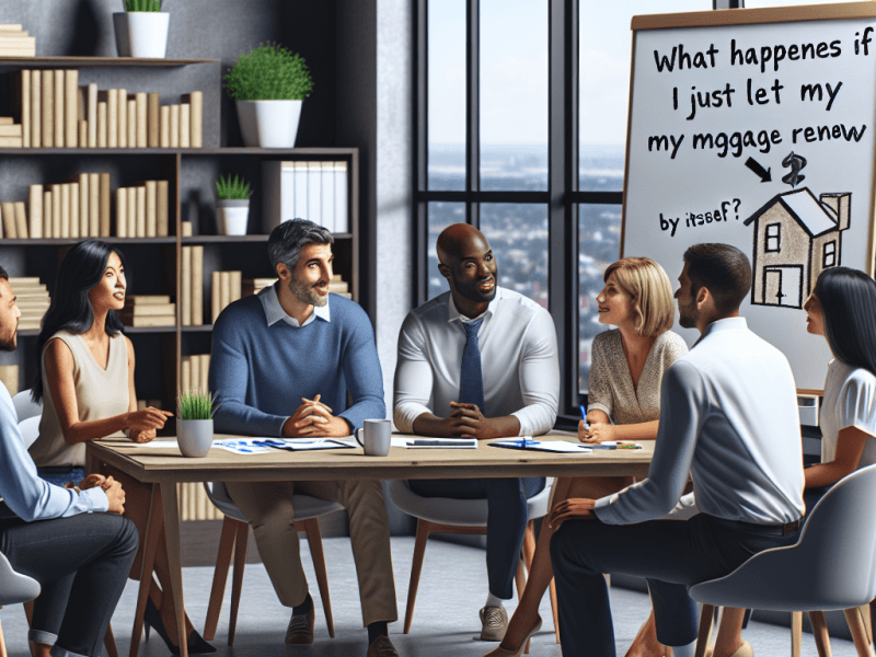 Group meeting to discuss mortgage renewals